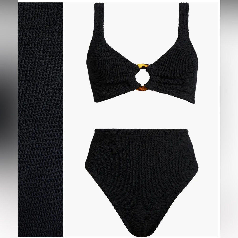 Hunza G Nadine Stripe Two-Piece Swimsuit